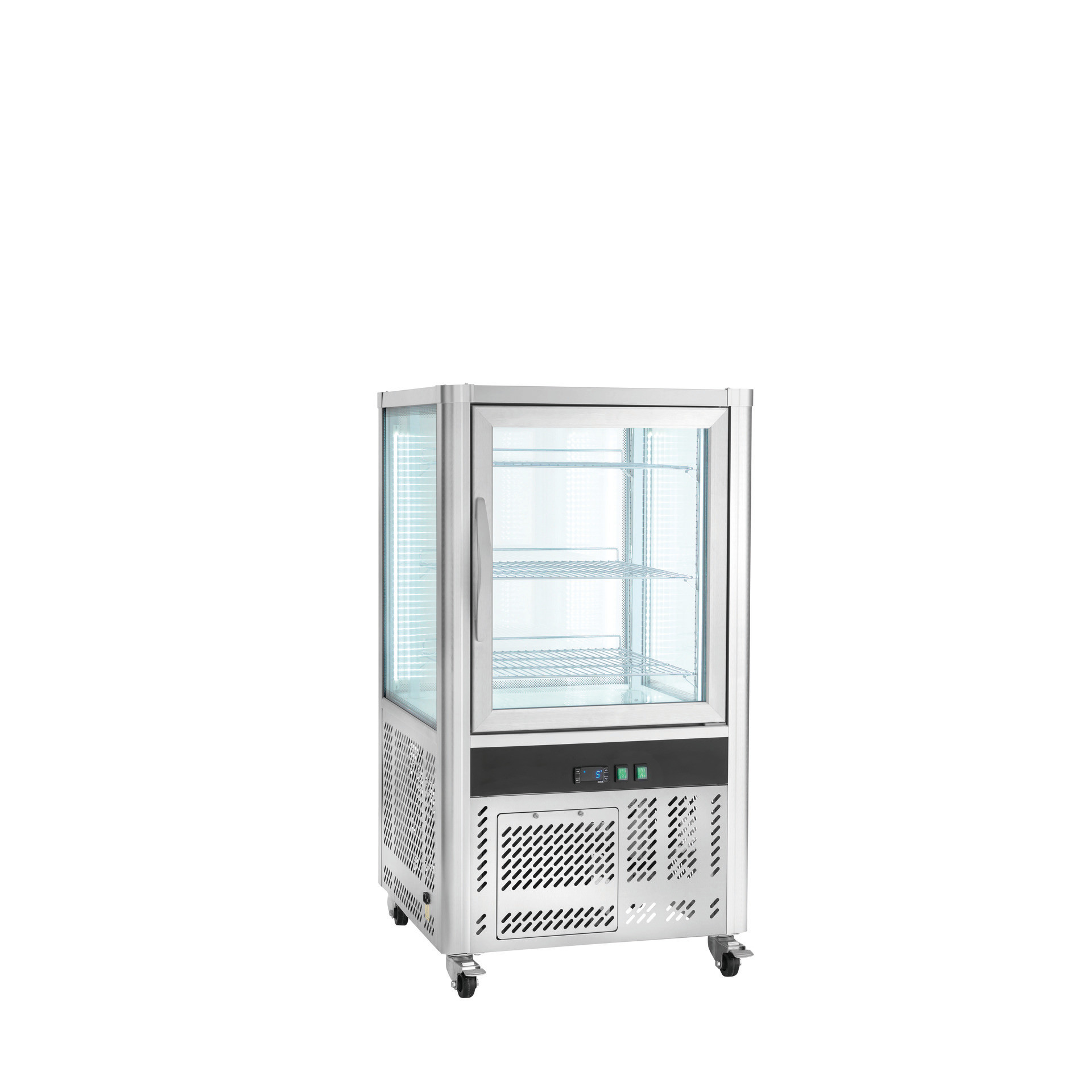 Show-Kühlvitrine Umluft 200 l 706 x 706 x 1300 mm